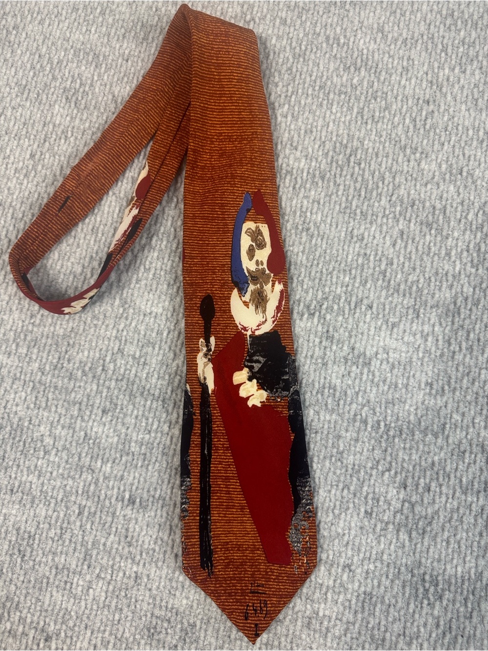 Spadem 1995 Puppetman 1912 Tie Rare Find Art